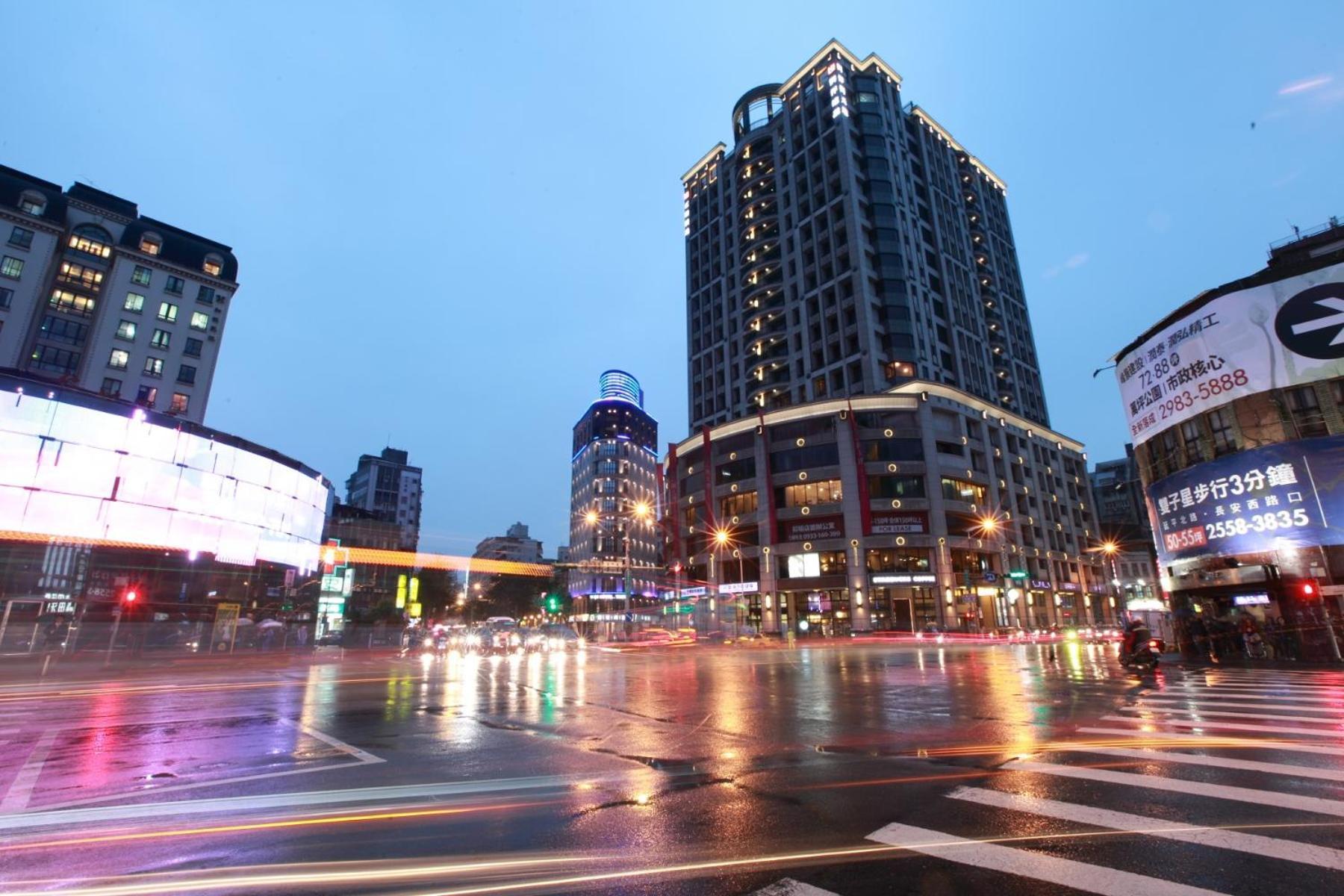 晶城青年旅館 4F Taipei Exterior foto